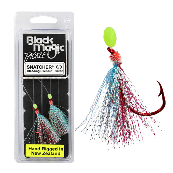 Black Magic Flasher Bleeding Pilchard - Fishing Direct