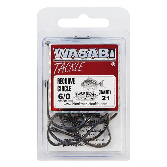 Wasabi Recurve Hooks Fishing Direct