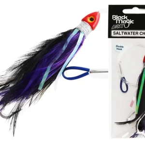 Saltwater Chicken Feathered Lure 100mm Double Hook