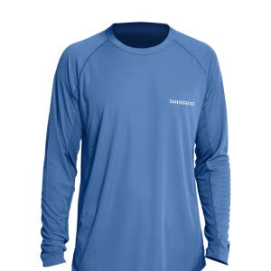 Shimano - Gyotaku LS Tech T-Shirt Sky Blue