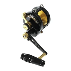 Maxel Oceanic OC12 2-Speed Trolling Reel + Jig Star Phantom BXH Acid Wrap Jigging Rod 5ft 7in PE5-10 1pc